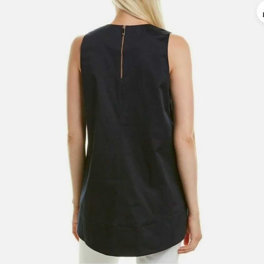 Ted Baker Loocey Double Bow Top Navy Size 10 - image 11