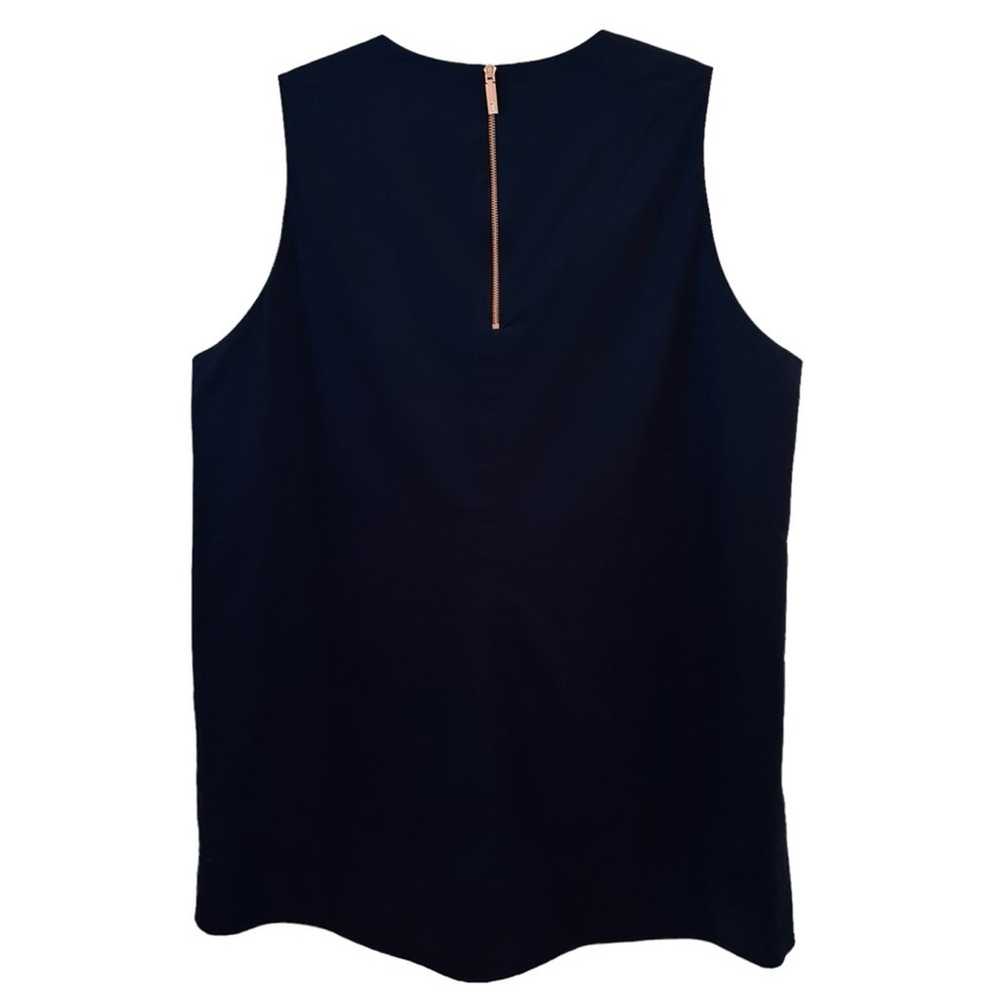 Ted Baker Loocey Double Bow Top Navy Size 10 - image 8