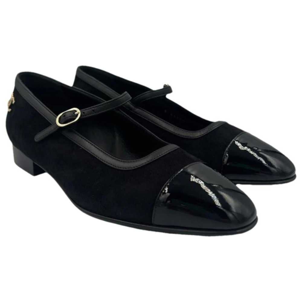 Chanel Mary Janes patent leather ballet flats - image 1