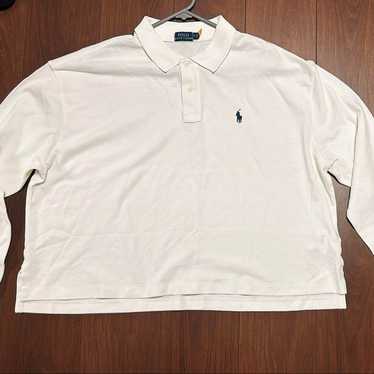 【POLO RALPH LAUREN】Ladies Long Sleeve Polo Shirt M