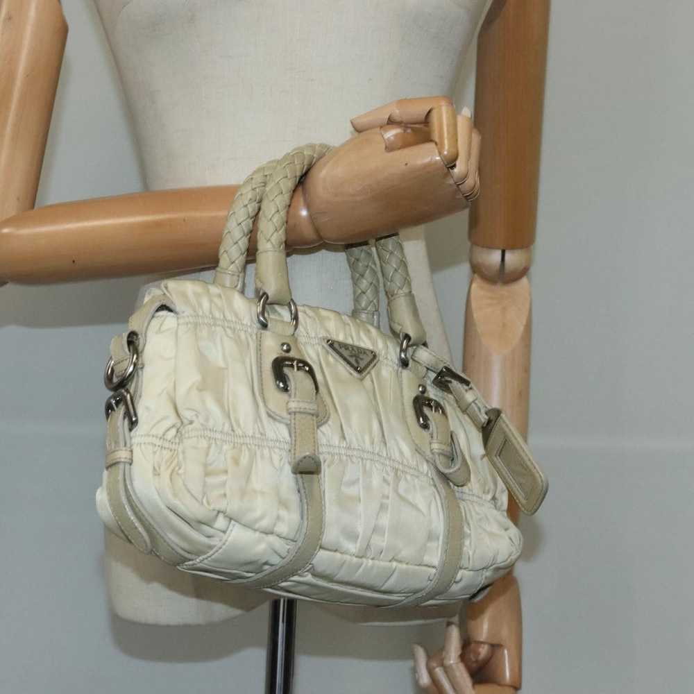 Prada Gaufre Beige Synthetic Handbag (Pre-Owned) - image 11