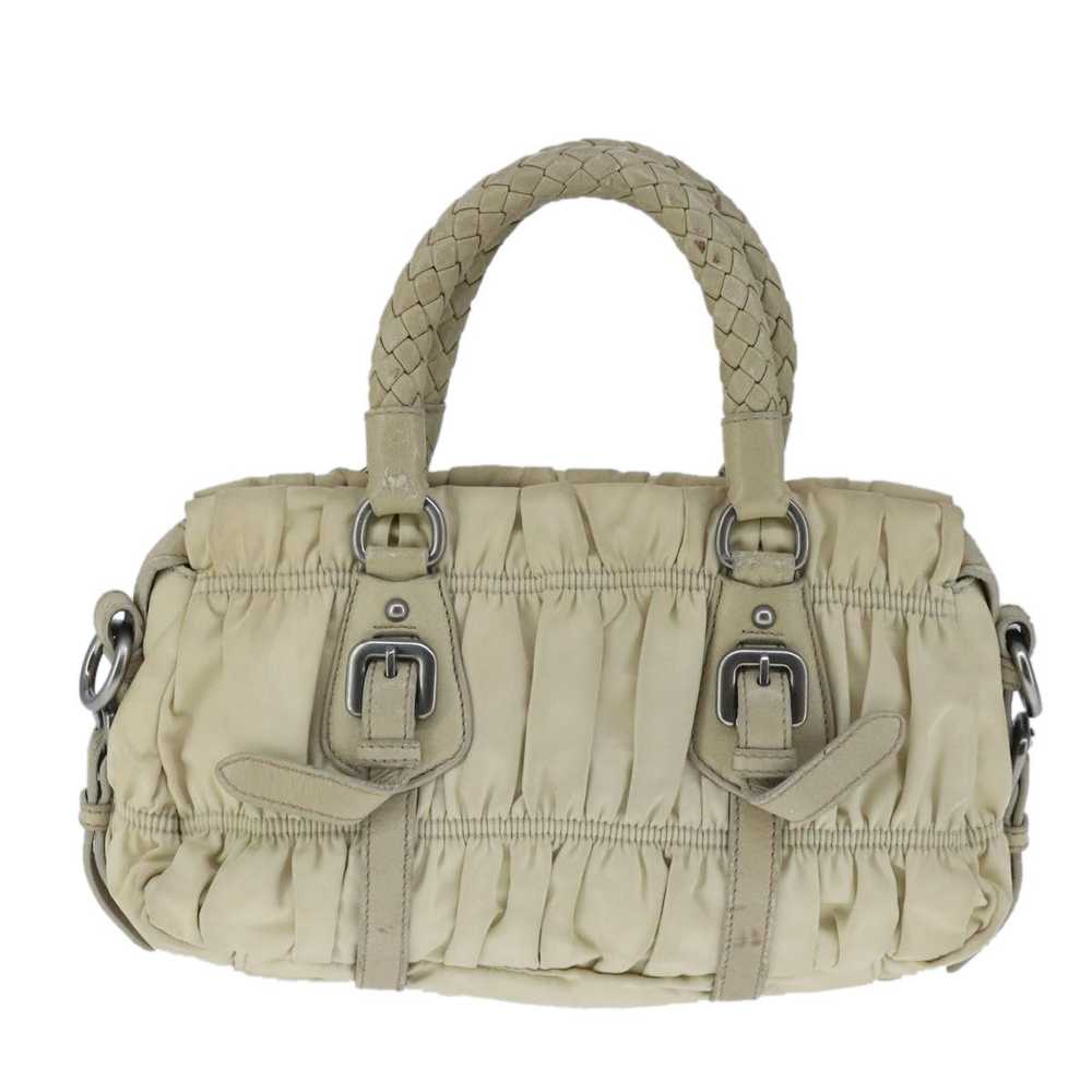 Prada Gaufre Beige Synthetic Handbag (Pre-Owned) - image 2