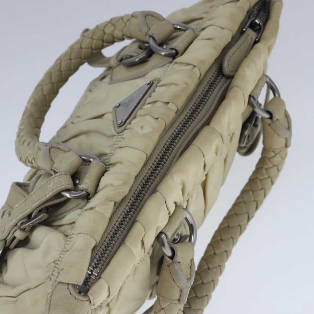 Prada Gaufre Beige Synthetic Handbag (Pre-Owned) - image 7