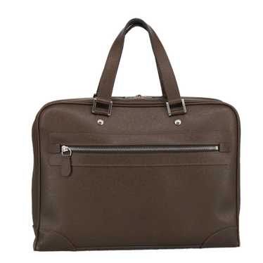 Louis Vuitton Igore Brown Leather Briefcase Bag (P