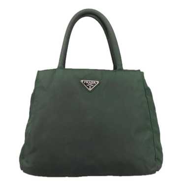 Prada Tessuto Green Synthetic Handbag (Pre-Owned)