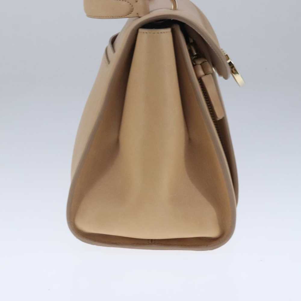 Salvatore Ferragamo Gancini Beige Leather Handbag… - image 3