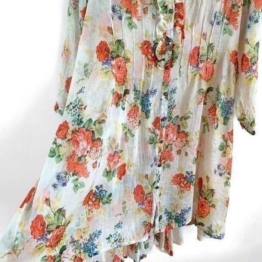 Anthropologie Aratta Silent Journey Floral Tunic … - image 4