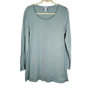 J Jill Top Womens Sz Medium Tunic Soft Cozy Overs… - image 1