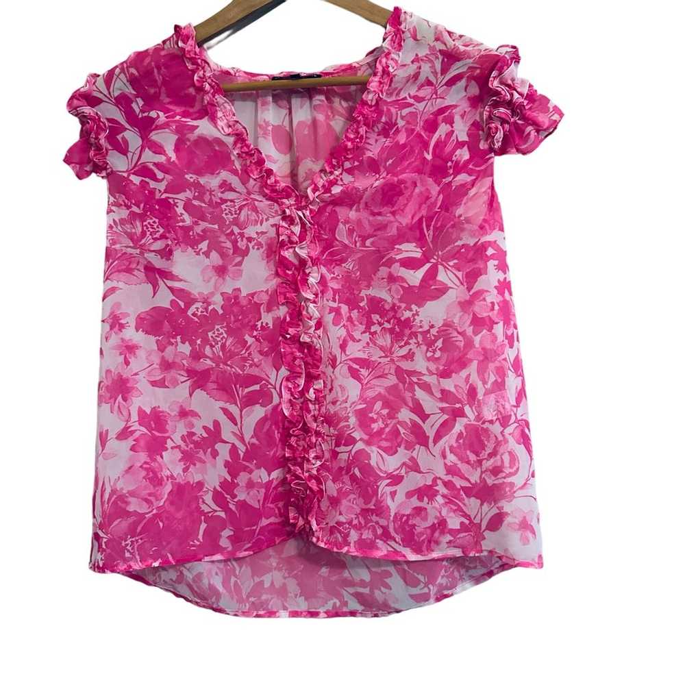 Generation Love Pink SIA Floral Ruffle Blouse Siz… - image 4