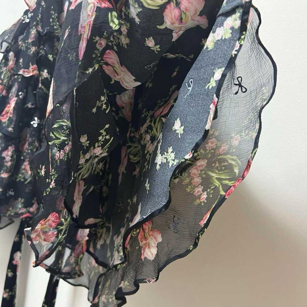 DRESSCAMP Silk Floral Cardigan Blouse - image 10