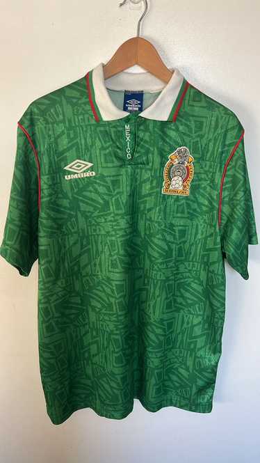 Soccer Jersey × Umbro × Vintage 1993 Umbro Mexico 