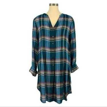 ANTHROPOLOGIE Akemi + Kin Plaid Tunic - image 1