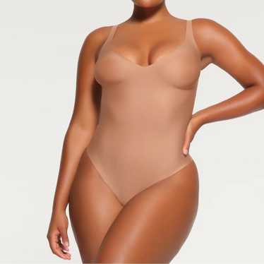 SKIMS Body Unlined Plunge Thong Bodysuit | Sienna… - image 1