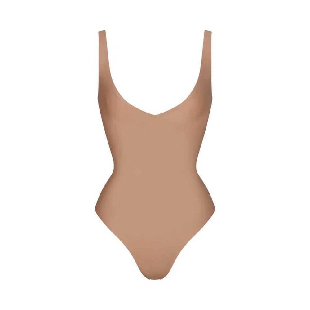 SKIMS Body Unlined Plunge Thong Bodysuit | Sienna… - image 5