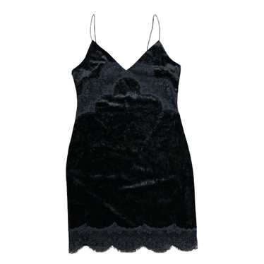 Topshop Velvet Lace Slip Dress