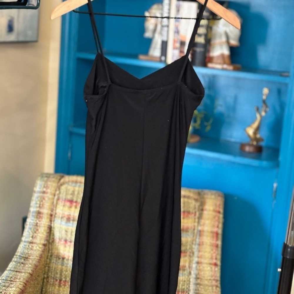 Y2K vintage Women's Joinus Black Dress Size S - image 2