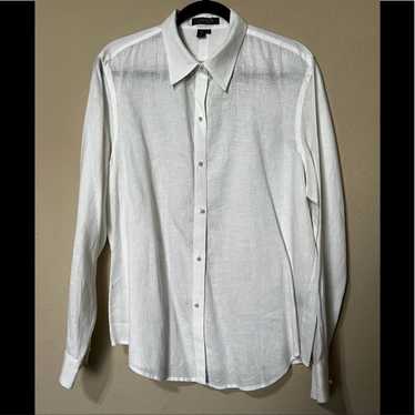 Ralph Lauren White Linen Shirt