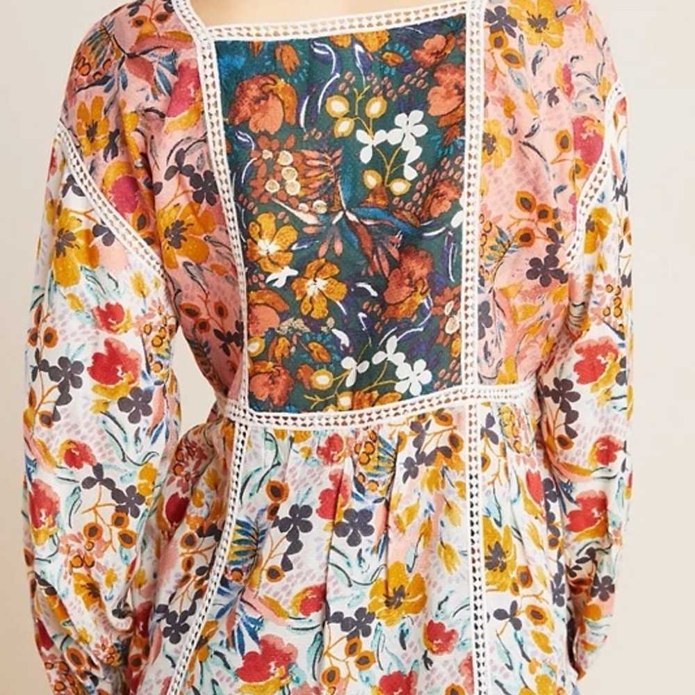 Anthropologie Maeve Nikki Peasant Blouse - image 2