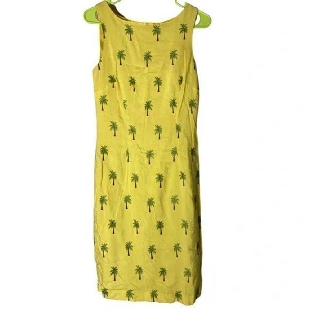 R&K Women's Palm Tree Linen Dress - image 1