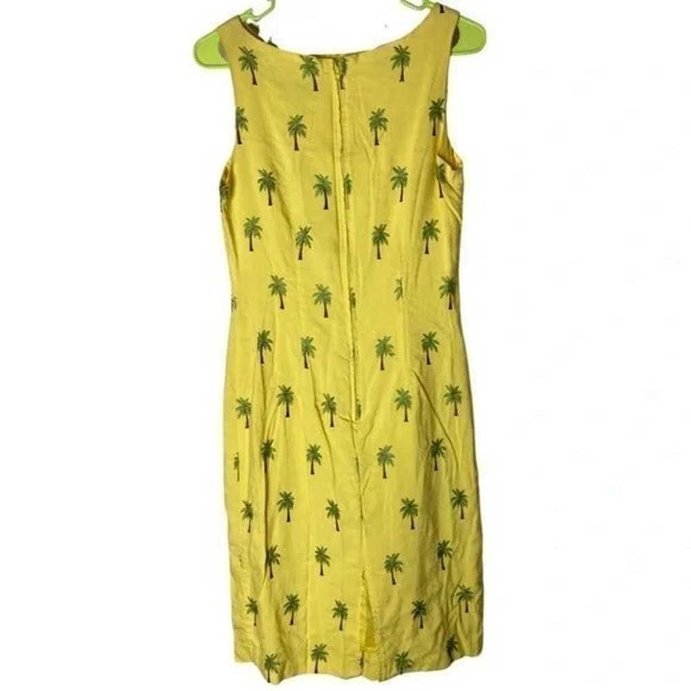 R&K Women's Palm Tree Linen Dress - image 3