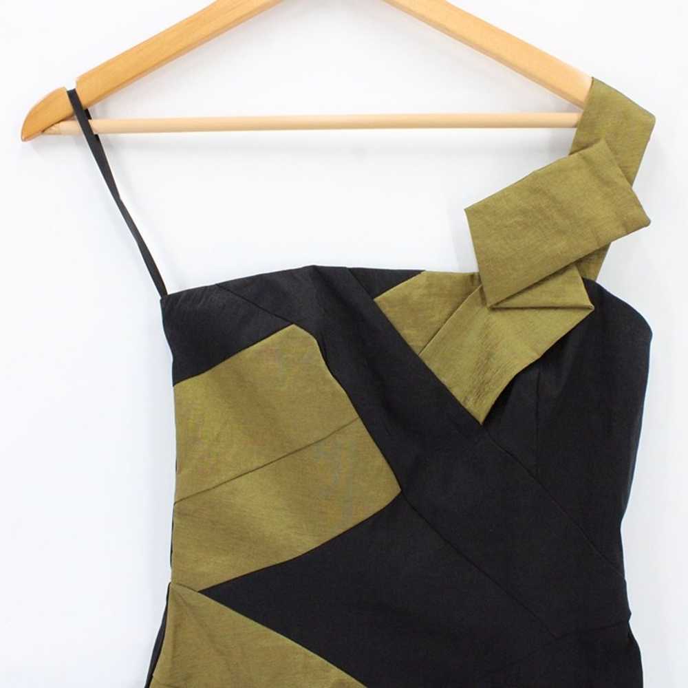 Vintage Cache Bodycon Dress Womens Black & Gold4 … - image 2