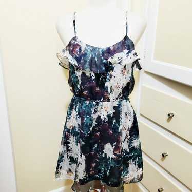 Floral Sundress w/ Ruffles Retro by Forever 21 / S