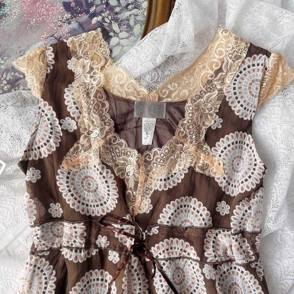 Super cute midi vintage lace dress from 213 - image 3