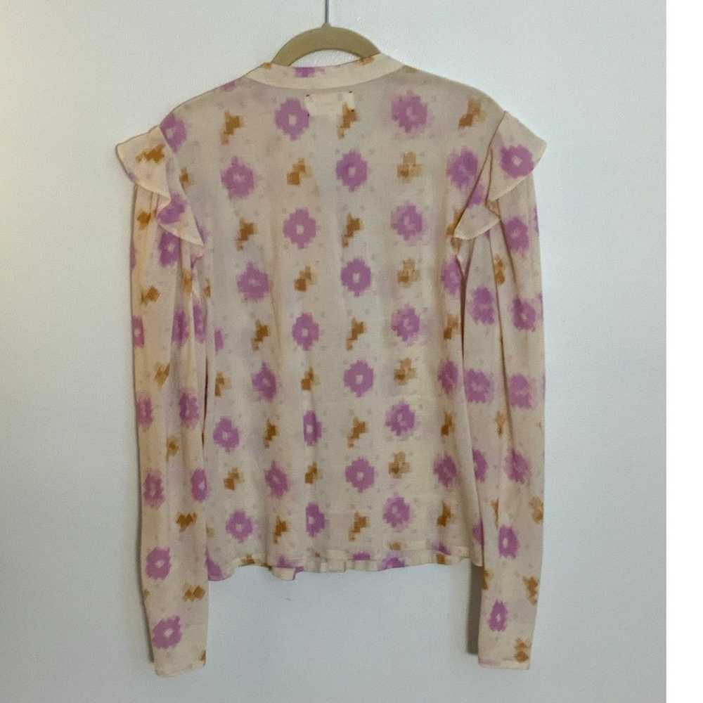 Xirena Lottie Shirt Lilac Ikat - image 6