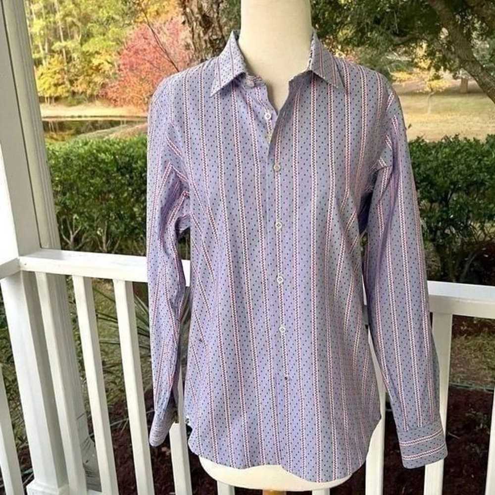 Robert Graham Button Down Printed Top - image 2