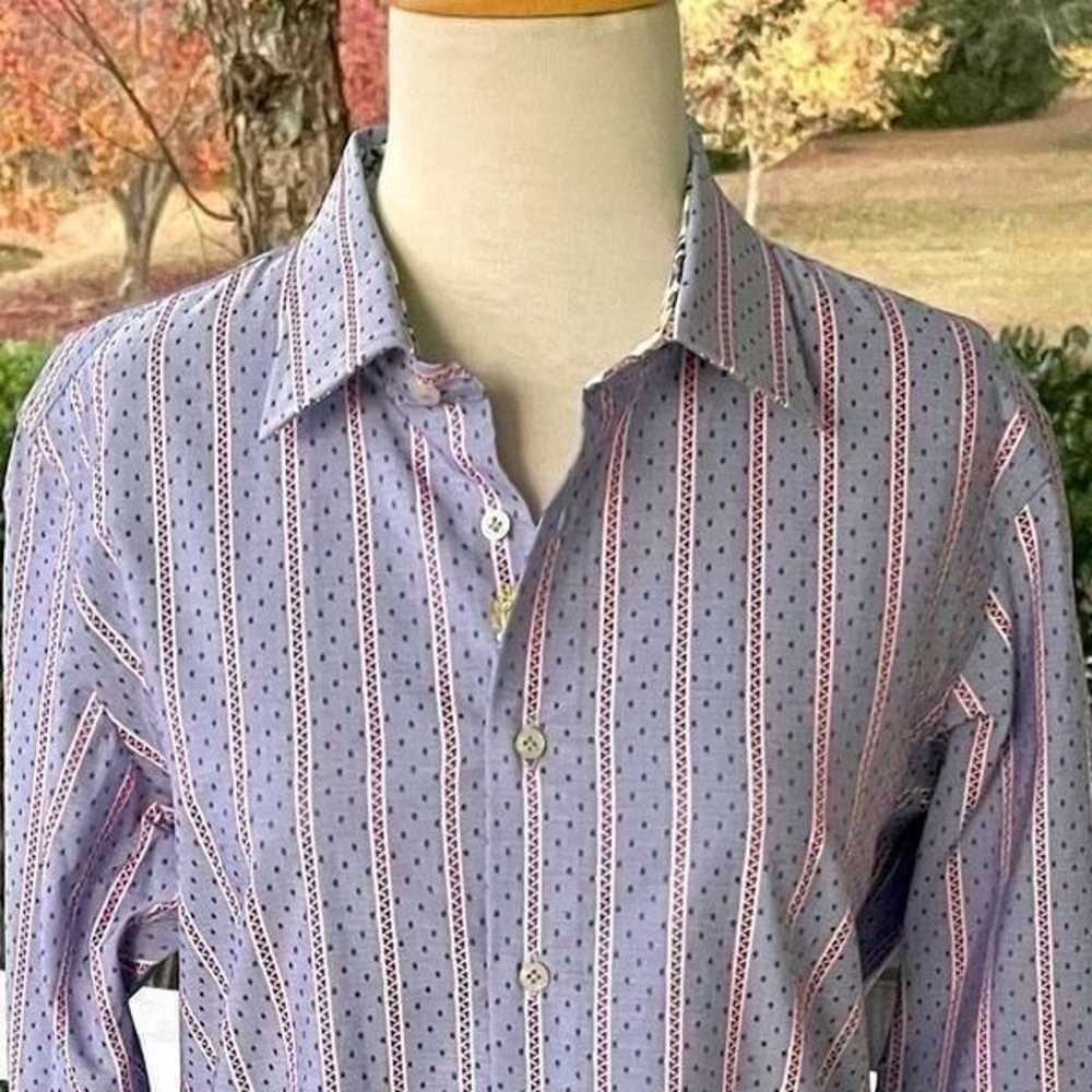 Robert Graham Button Down Printed Top - image 3