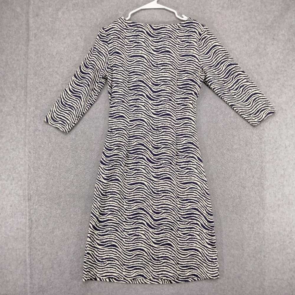 J McLaughlin Sheath Dress Womens Sz S Blue White … - image 10