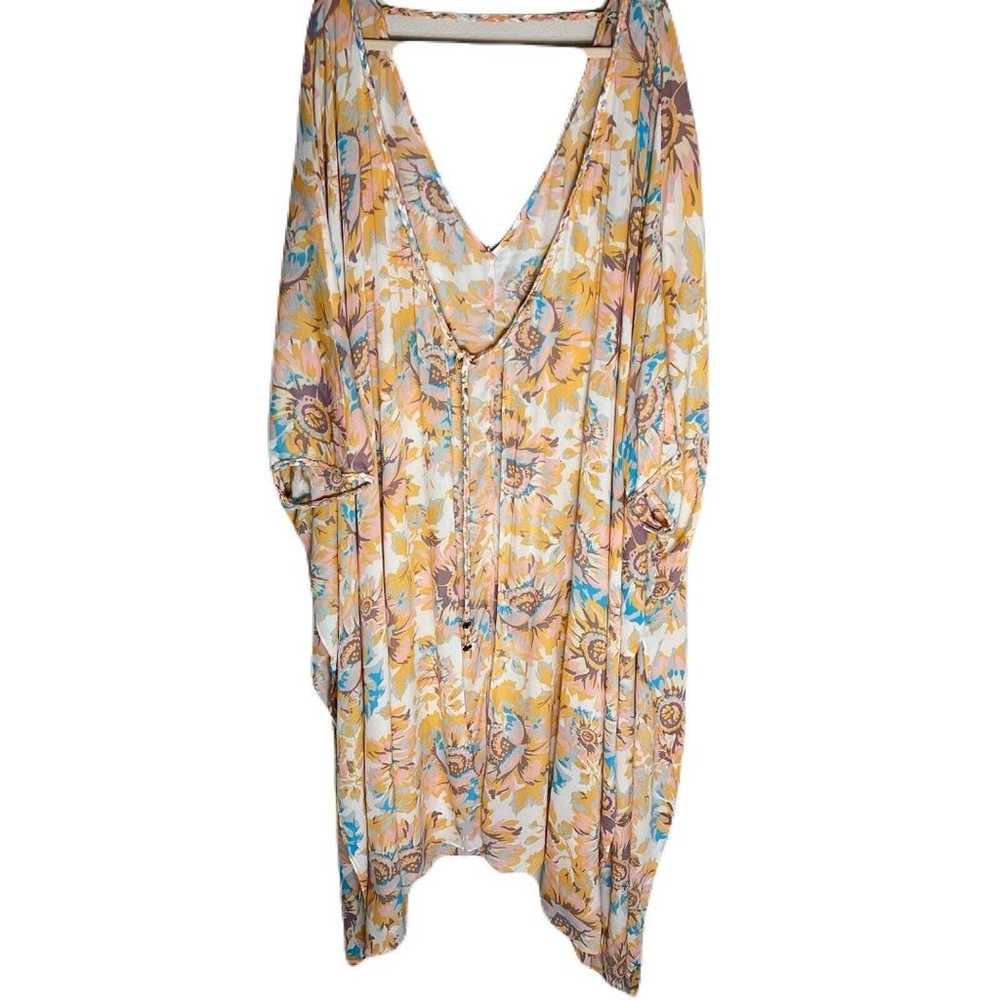 Free People Womens Into The Wild Kimono in Peach … - image 3