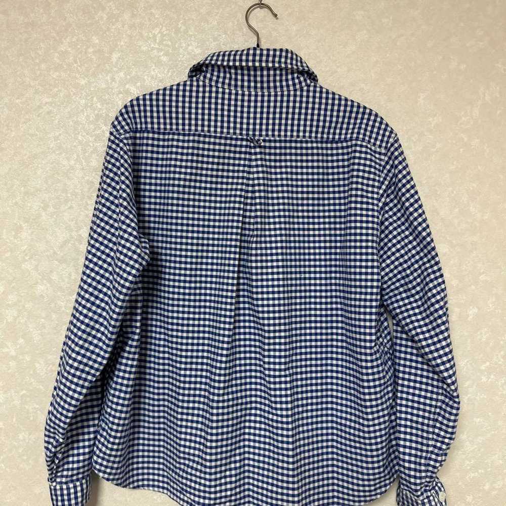 DANTON Checked Long Sleeve Shirt, Size 36 - image 6