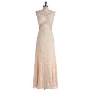 Modcloth Candlelit Soiree Dress Lace Maxi