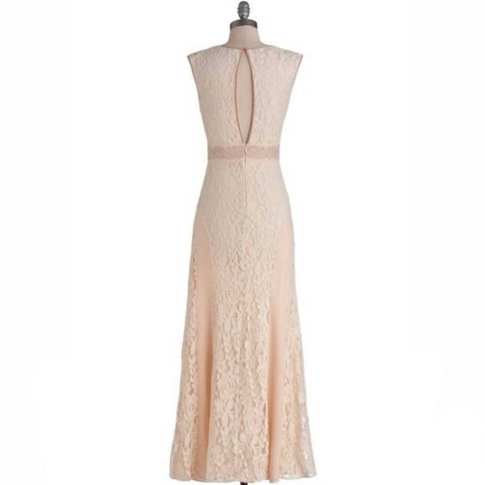 Modcloth Candlelit Soiree Dress Lace Maxi - image 2