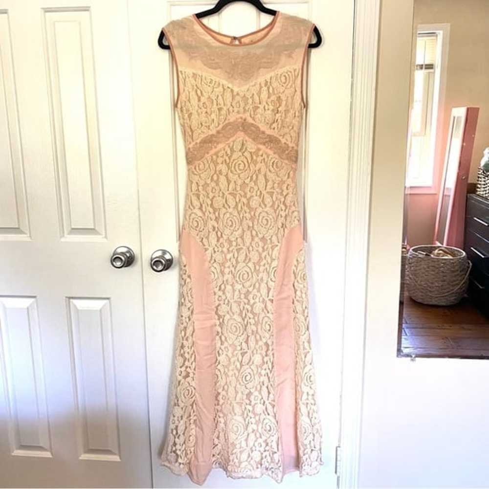 Modcloth Candlelit Soiree Dress Lace Maxi - image 3