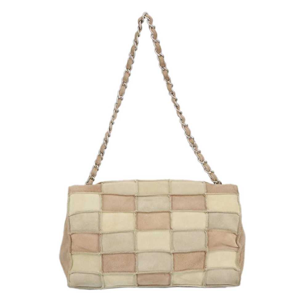 Chanel 2,55 Beige Suede Shoulder Bag (Pre-Owned) - image 2