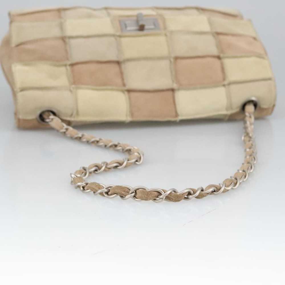 Chanel 2,55 Beige Suede Shoulder Bag (Pre-Owned) - image 4