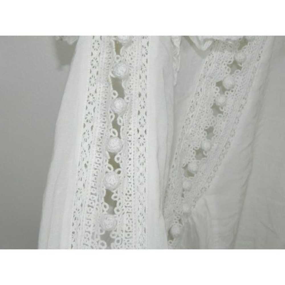 SEA New York Size 4 Blouse White Ivory Lace Easte… - image 9