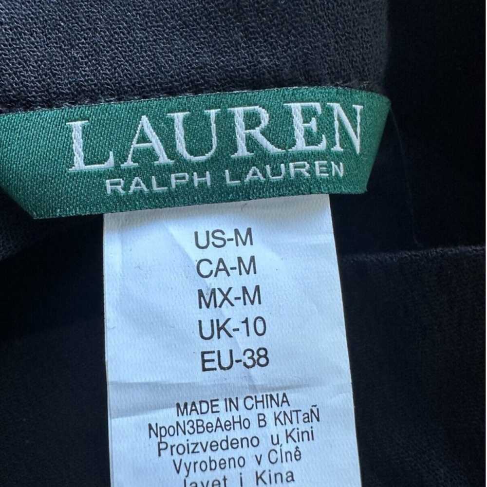 Lauren by Ralph Lauren Crinkle Rayon Tunic Black … - image 11