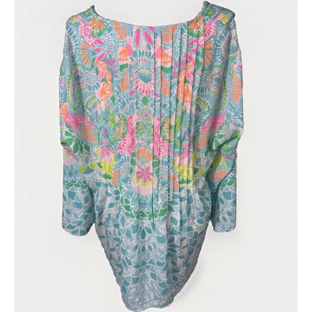 Lilly Pulitzer Marilina Tunic Multicolor Flowy Dr… - image 4