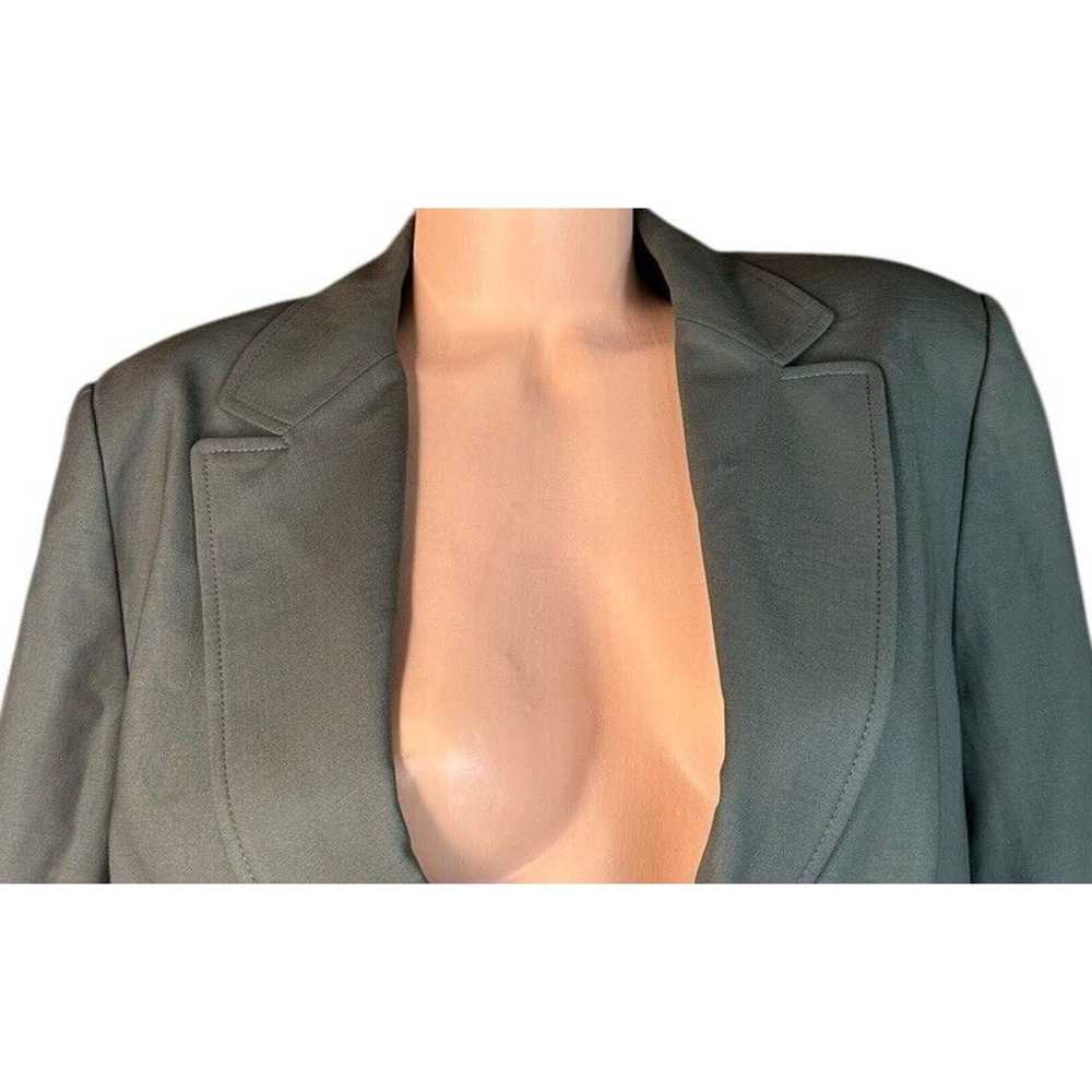 Other Talbots Wool Blend Blazer Army Green Italy … - image 3