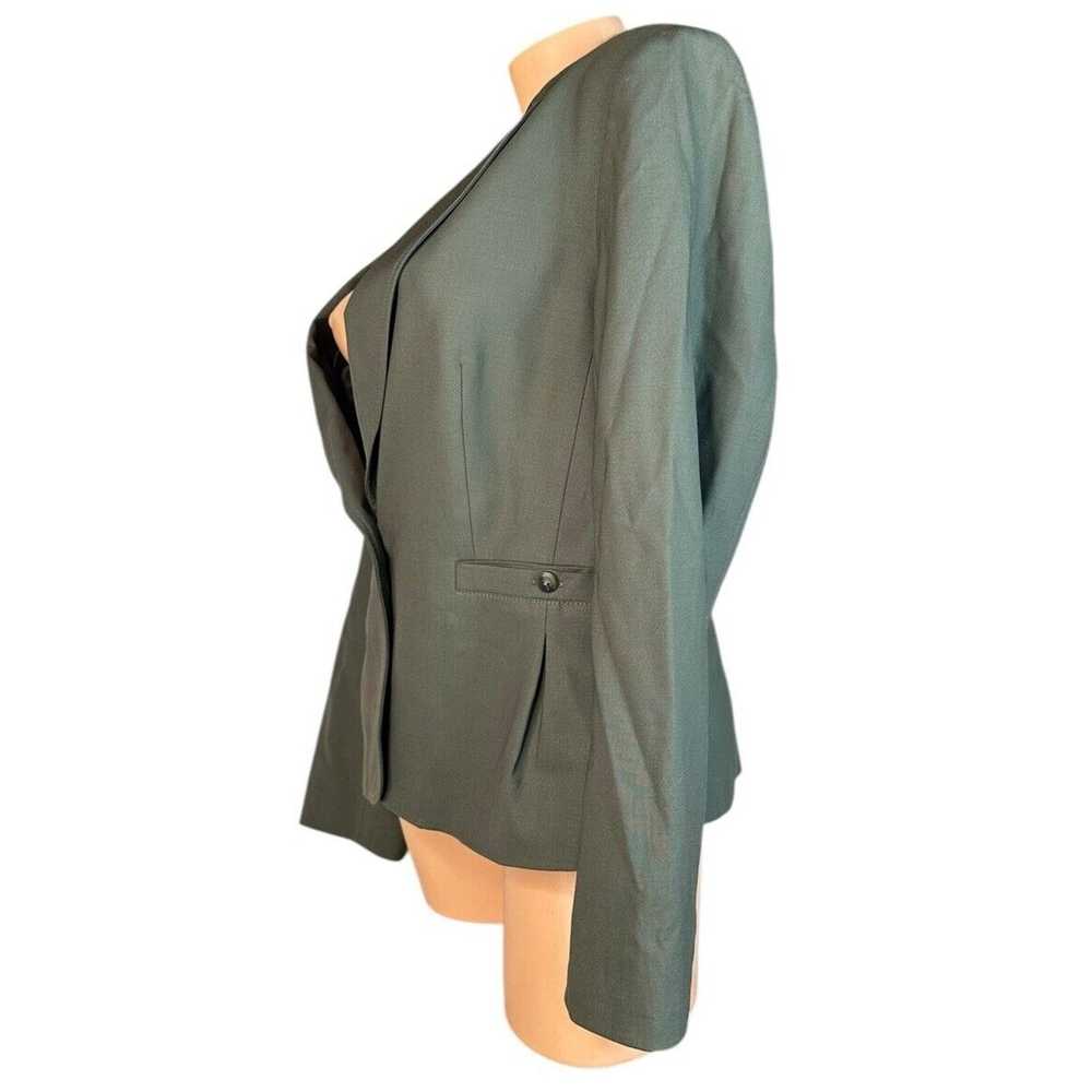 Other Talbots Wool Blend Blazer Army Green Italy … - image 4