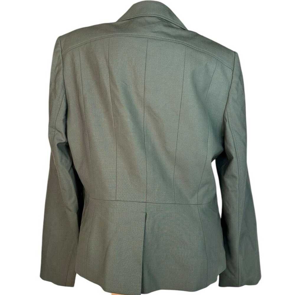 Other Talbots Wool Blend Blazer Army Green Italy … - image 5