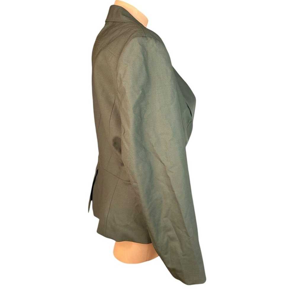 Other Talbots Wool Blend Blazer Army Green Italy … - image 6