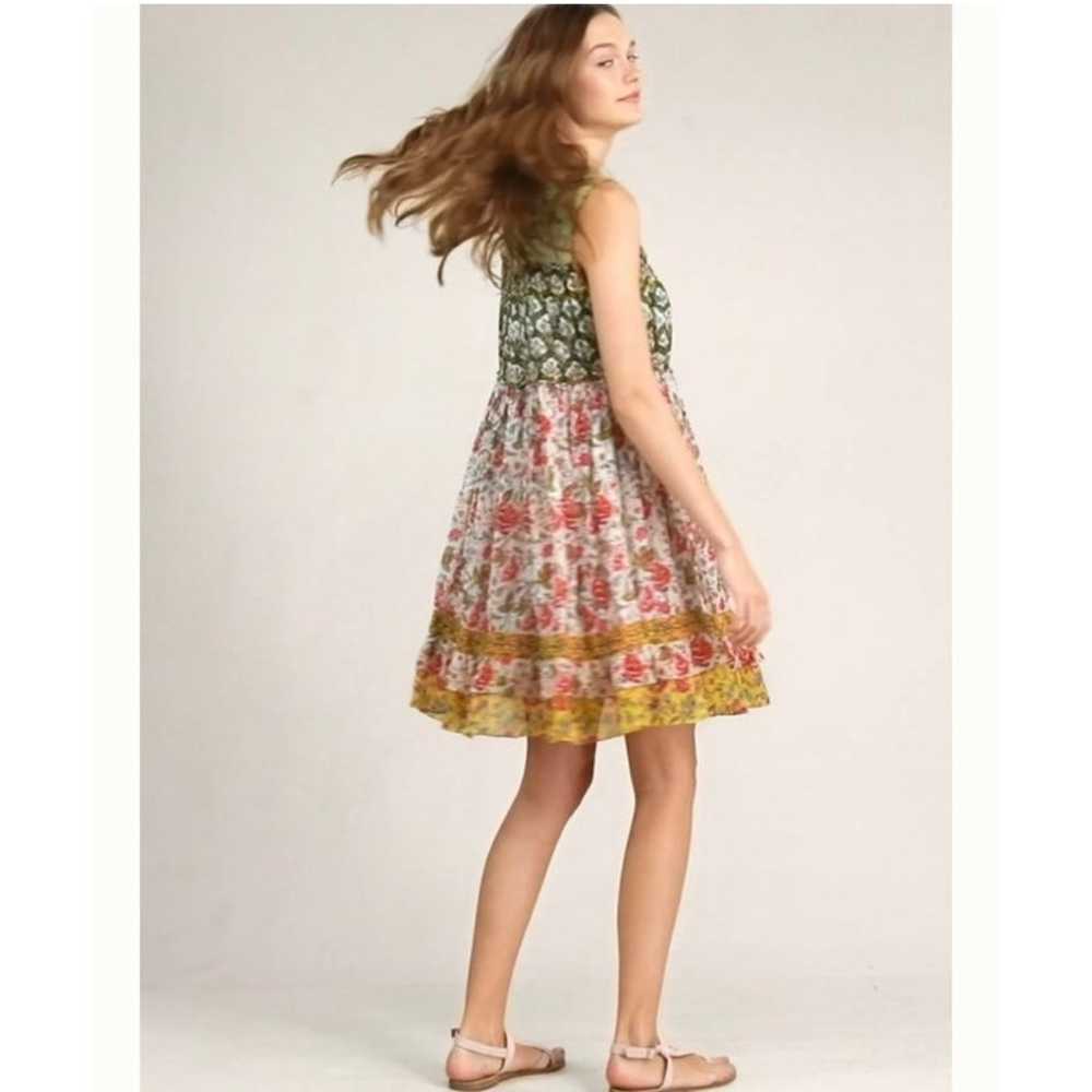 Anthropologie × Tanvi Kedia Ananya Tunic Dress Sz… - image 3