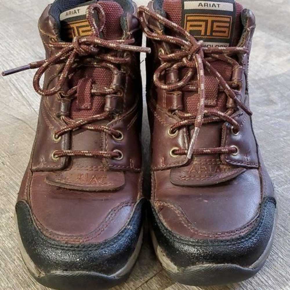 Ariat Ariat Leather Boots Terrain Hiking Brown Wo… - image 9