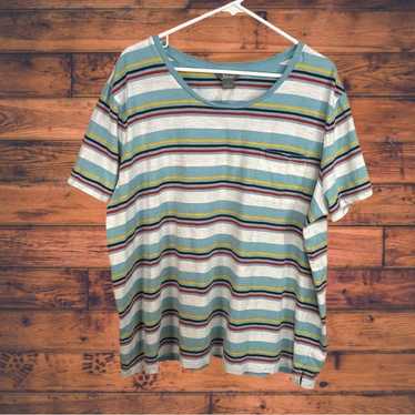 Other Natural Reflections Striped Short Sleeve T-… - image 1