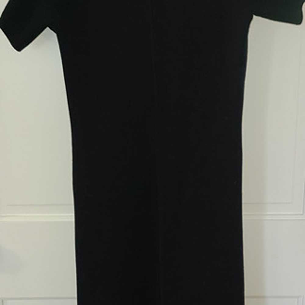 Brooks Brothers Virgin Wool Pencil Dress   Dark B… - image 1