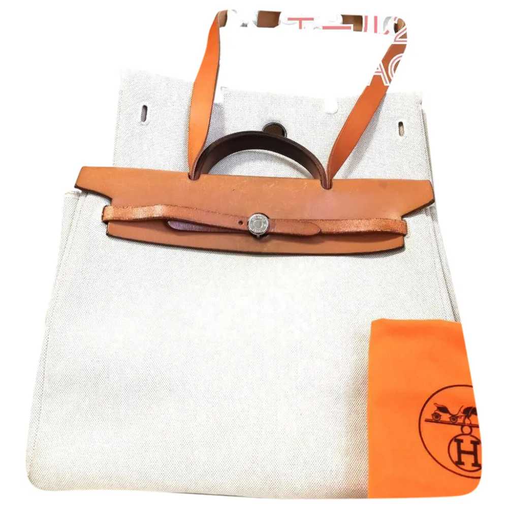 Hermès Herbag cloth handbag - image 1